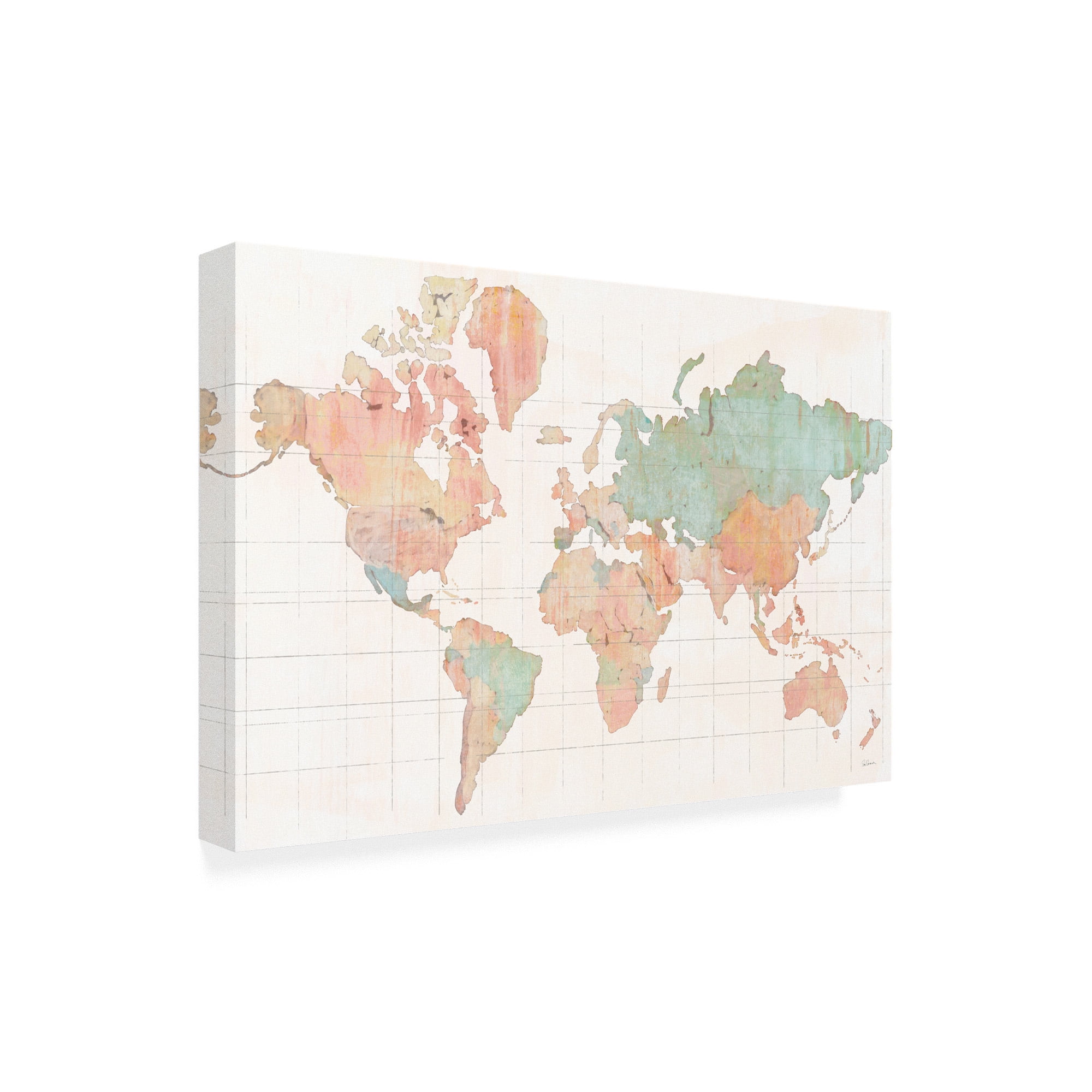 Trademark Fine Art 'Across the World' Canvas Art by Sue Schlabach