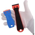 thumbnail image 4 of Plastic Razor Scraper Adhesive Remover Tool with Double-Edge Blades for Window Tint Vinyl Decal Sticker Glue Remover, 4 of 4