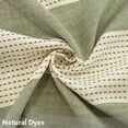 thumbnail image 3 of Sage Green Striped Table Cloths Rectangular Cotton Rectangle Tablecloth Outdoor Table Cloths for Rectangle Tables (98"x55", Green), 3 of 6