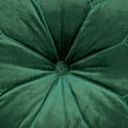 thumbnail image 5 of Round Tufted Dark Green Velvet Floor Pillow, 5 of 5