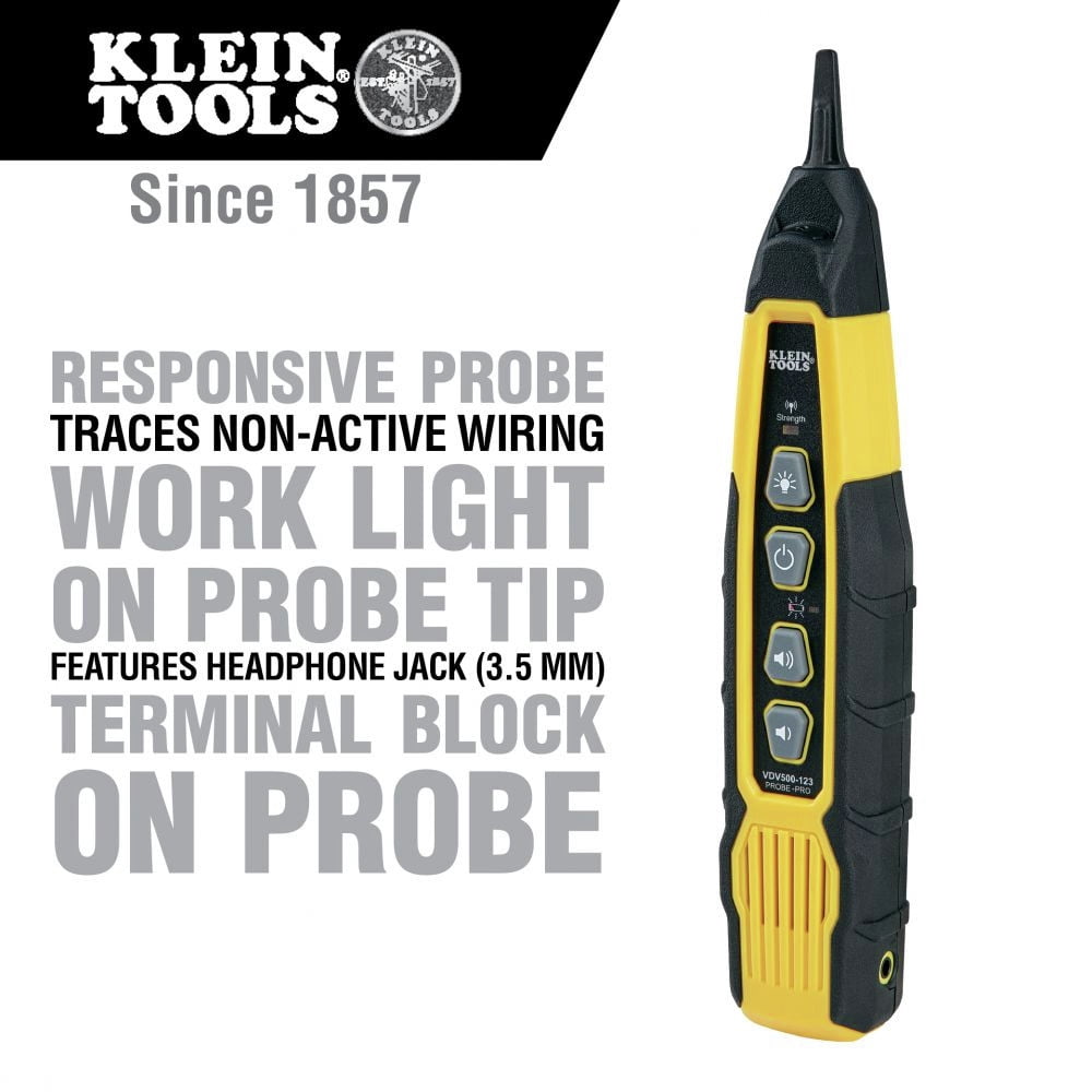 Klein Tools VDV500-123 Probe-PRO Cordless Tracing Probe Kit