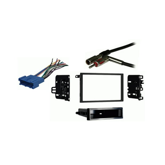 Metra Buick Regal 1995 - 2004 Double DIN Stereo Harness Installation Kit, Black