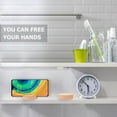 thumbnail image 5 of Mobutofu 2Pcs Simple Phone Brackets Wood Phone Stand for Home Office Dormitory Travel 3.14X3.14X0.79in, 5 of 8