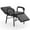 Black, variant on Adjustable Heavy Duty Reclining Shampoo Chair with Leg Support Salon Beauty Spa for Barber Shop(Black)