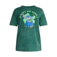 thumbnail image 5 of St. Patrick's Day Men's and Big Men's Disney Lilo & Stitch Graphic Tee Shirt, Sizes XS-5XL, 5 of 5