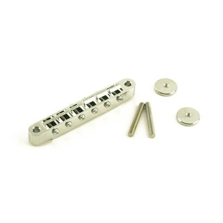 TUNEOMATIC BRIDGE CHROME, Replacement for most ABR-1 bridges By (Best Abr 1 Bridge Replacement)