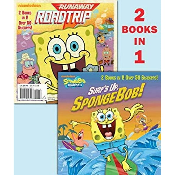 Pre-Owned Surf's Up, Spongebob!/Runaway Roadtrip [With Sticker(s)] (Paperback) 0449818497 9780449818497