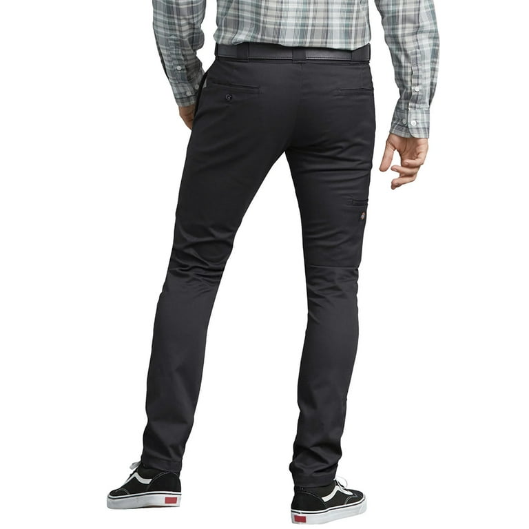 Dickies Men s Flex Skinny Straight Fit Work Pants Black BK 28X32