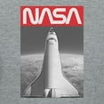 thumbnail image 3 of Teelocity NASA Shuttle Graphic T-Shirt (Small, Athletic Heather), 3 of 4