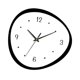 thumbnail image 2 of Reloj de pared para decoración del hogar, adorno con números fáciles de usar, moderno y resistente al desgaste. Gris claro, 2 of 9