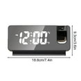 thumbnail image 3 of Projection Clock under $5! Cagogo 17.3 Inch LED Digital Alarm Clock, Multifunctional Projection Clock with Temperature Humidity Display, Large Screen Electronic Clock for Bedroom Living Room Office, 3 of 5