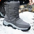 thumbnail image 7 of Earlde Men Women Snow Boots Comfortable Faux Fur Full Lined, 7 of 7