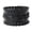Black, variant on PU Braided Armband Bracelet Wide Casual Wristband Jewelry Gift Steam Black