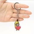 thumbnail image 4 of XISAOK 6pcs Hilarious Cat Amusing Keychains Funny Keyring Animal Themed Key Holders, 4 of 11