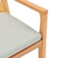 thumbnail image 4 of Modway Portsmouth Karri Wood Patio Bar Stool in Natural and Taupe (Set of 2), 4 of 6