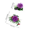 thumbnail image 2 of unbranded Flores Simuladas En Clusters Violetas Para De Y Mesas De Arena, 2 of 6