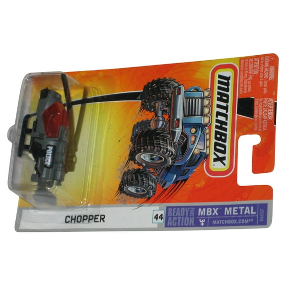 Matchbox MBX Metal (2005) Police Chopper Toy Helicopter #44