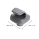 thumbnail image 2 of FOMIYES Clip Repuesto Para Soporte De Interior De Automóvil Color Gris Durable, 2 of 8