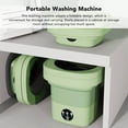 thumbnail image 3 of Portable Washing Machine, 6.5L Folding Mini Washing Machine Bucket Washer for Socks Underwears or Small Items, Fully Automatic Deep Cleaning Spin Dryer for Camping, RV, Travel, 3 of 8