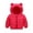 Red, variant on Kids Winter Coat Toddler Puffer Coat Bear Ears Hooded Jacket Windproof Down Jacket for Baby Winter Warm Outwear Jacket Coat Little Boys Girls Clothes 6-12 Months