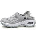 thumbnail image 7 of Women's Mesh Garden Shoes Air Cushion Mule Clogs Lightweight Walking Shoes Comfortable Shoes Around The House, 7 of 7