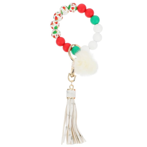 1Pc Tassel Wristband Keychain Creative Key Pendant Unique Bag Hanging Decor