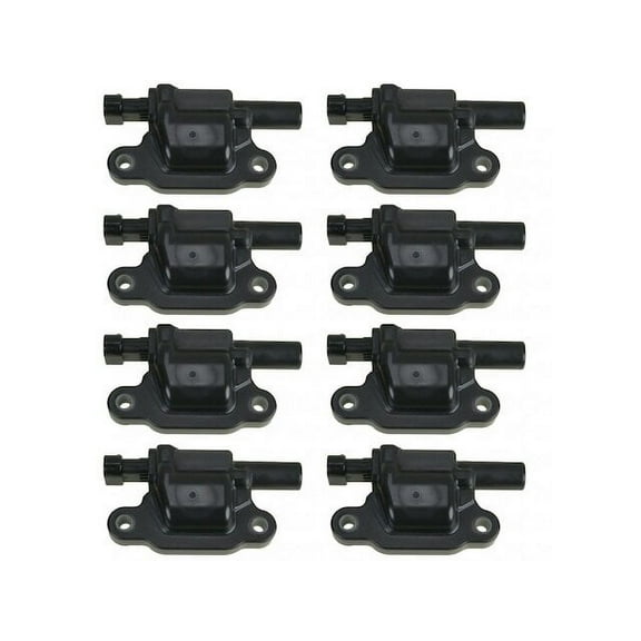 Ignition Coil Set 8 Piece - Compatible with 2007 - 2018 Cadillac Escalade ESV 2008 2009 2010 2011 2012 2013 2014 2015 2016 2017