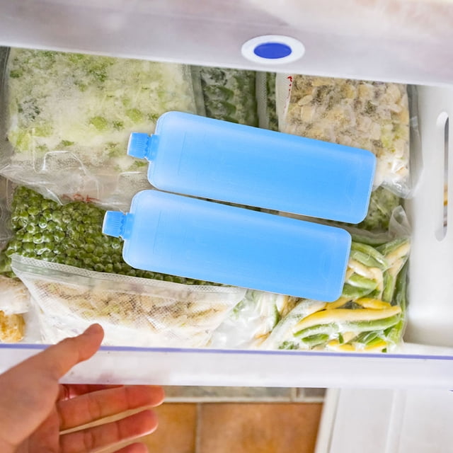 Minkissy 6 Pcs Blocs Réfrigérants Réutilisables pour le Transport des Aliments et le Refroidissement à la Maison
