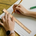 thumbnail image 3 of 26pcs 30cm Bamboo Ruler Wooden DIY Yardstick Tailoring Bamboo Ruler Sewing Tool for Home Tailors Dressmakers, 3 of 8