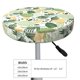 thumbnail image 4 of Balery Hawaiian Style Fundas de asiento para taburete de bar redondo de tela de terciopelo ajustables que protegen de arañazos y manchas para sillas de 14 a 17 pulgadas.-12 inch, 4 of 7