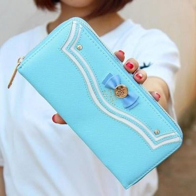 Cartera de mujer, bolso de mano, estilo moderno, para teléfono móvil, billetera larga de gran capacidad
