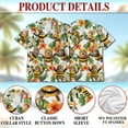 thumbnail image 5 of Netecom Cute Cat Bee Hawaiian Shirt for Men, Cat & Bee Lover Gifts, Tropical Button Down Summer Beach Shirts, 5 of 6