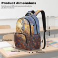 thumbnail image 7 of DISNIMO Kids School Backpack for Teen Girls Horse Flower Printed 17 Inch Large Bookbag with Adjustable Strap for Primary Middle Students Lightweight Portable Bookbag, Girls Back to School Supplies, 7 of 7