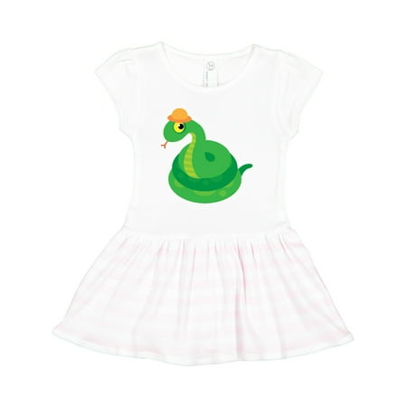 

Inktastic Cute Snake Gift Toddler Girl Dress