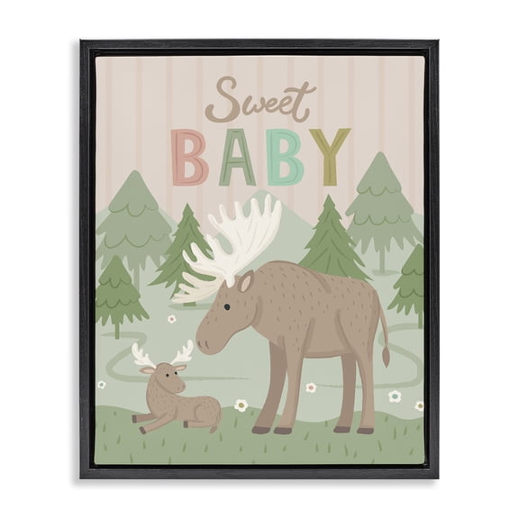 Stupell Industries Rustic Lodge Black Floating Frame Canvas Art, 17 x 21, by Lisa Perry Whitebutton