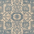 thumbnail image 6 of SAFAVIEH Beach House Diggory Medallion Indoor/Outdoor Area Rug, Cream/Blue, 5'3" x 7'6", 6 of 7