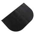 thumbnail image 1 of Tapis de Foyer, Protecteur de Terrasse Noir Ignifuge Résistant à la Chaleur Réutilisable pour Cheminée pour Camping Extérieur 50x80cm/19.7x31.5 Po, 50x100cm/19.7x39.4 Po, 100x150cm/39.4x59.1 Po, 1 of 8