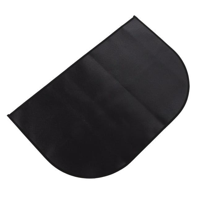 Tapis de Foyer, Protecteur de Terrasse Noir Ignifuge Résistant à la Chaleur Réutilisable pour Cheminée pour Camping Extérieur 50x80cm/19.7x31.5 Po, 50x100cm/19.7x39.4 Po, 100x150cm/39.4x59.1 Po