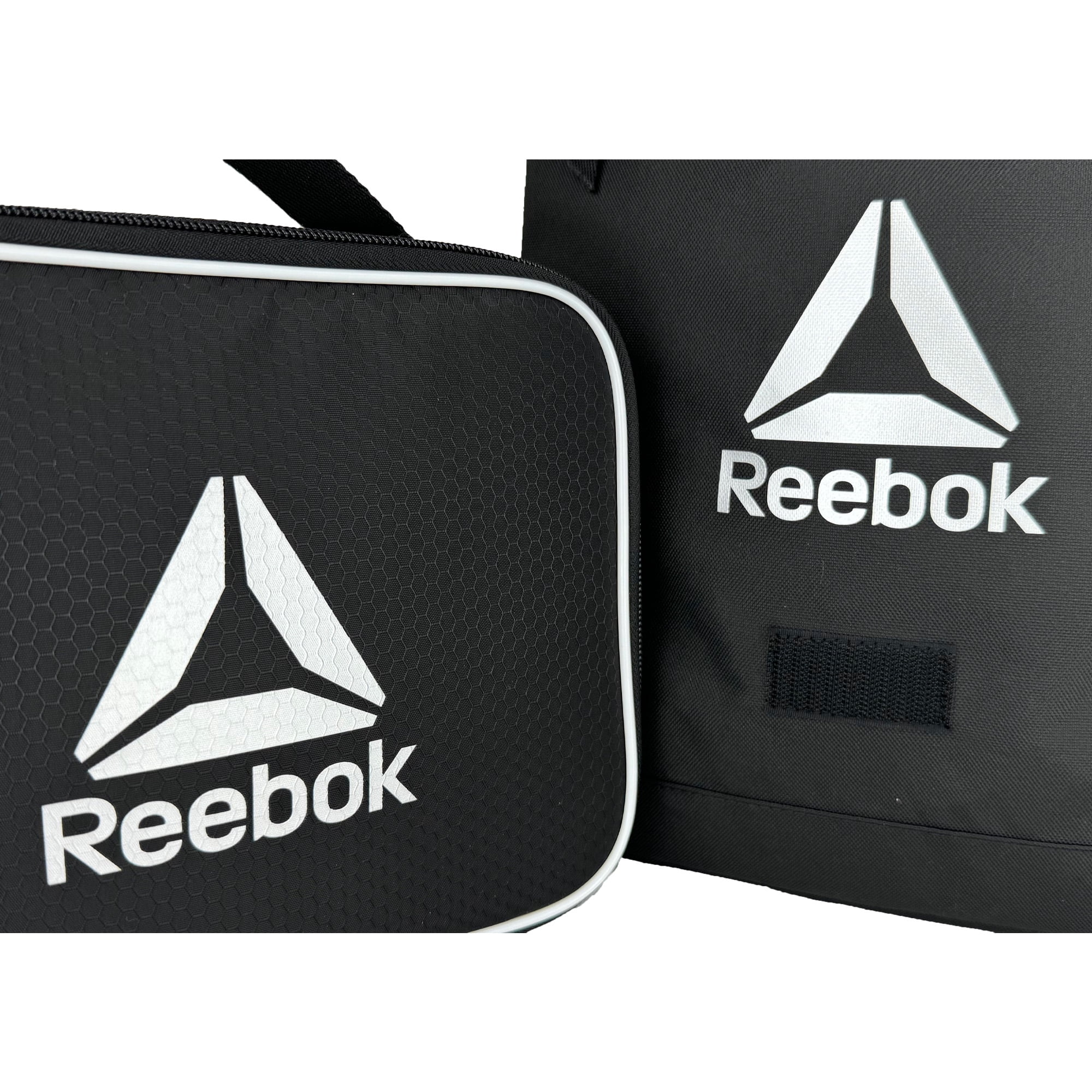 Reebok Boys' Maddox 17" Laptop Backpack and Lunch Box Set, Black