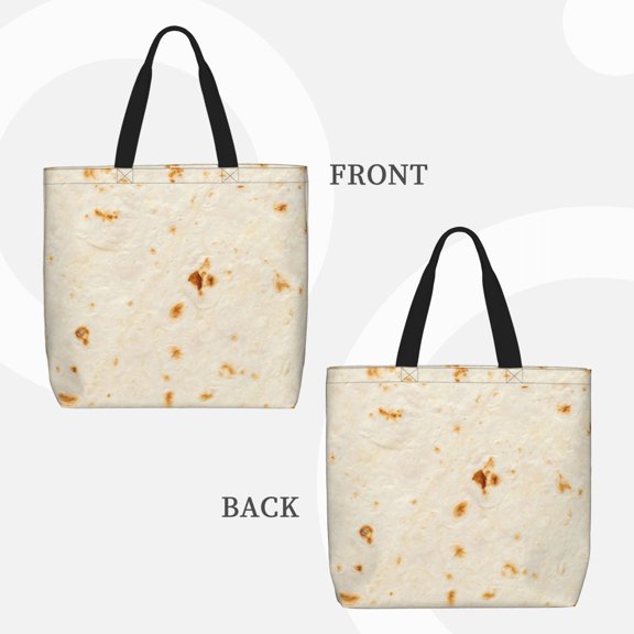 Horeoi Pita Tortilla for ​Reinforced Shoulder Tote Bag Scratch-Proof Design Spacious Organizer Crossbody Carry Daily Commute Must-Have