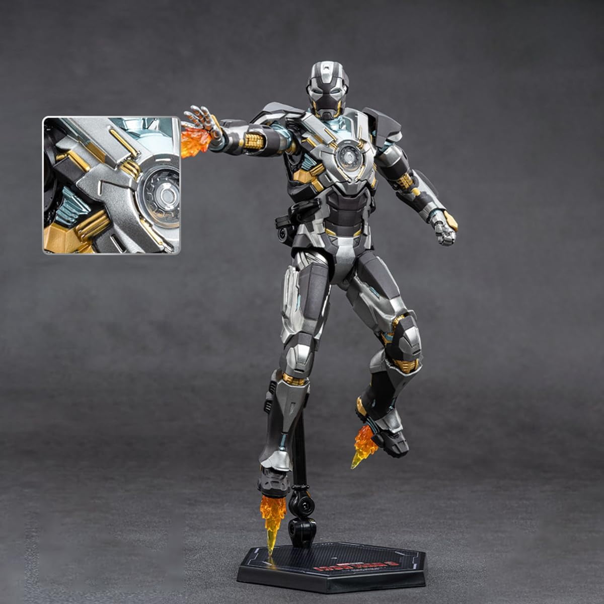 ZD Toys 1/10 Scale 7 inch Iron Man MK24 Tank Suit Collectors Action Figure