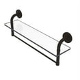 thumbnail image 4 of Remi Collection 22 Inch Glass Vanity Shelf with Integrated Towel Bar, 4 of 7