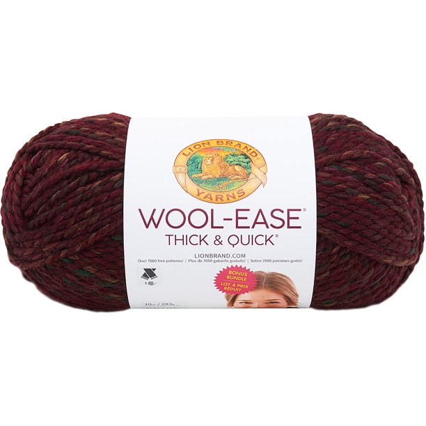 Lion Brand WoolEase Thick & Quick Bonus Bundle YarnSpiced Apple