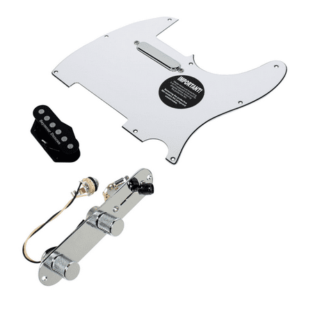 Telecaster Thinline Pickguard - Fender Telecaster Loaded Pickguard Seymour Duncan Quarter Pound Pickups T3W, WH