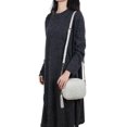 thumbnail image 4 of Bandolera acolchada Lola Mae, bolso de hombro en L, gris, 4 of 7