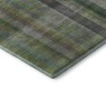 thumbnail image 4 of Addison Rugs Mayfield Washable Transitional Plaid Green Rectangle Rug, 1'8" x 2'6", 4 of 5