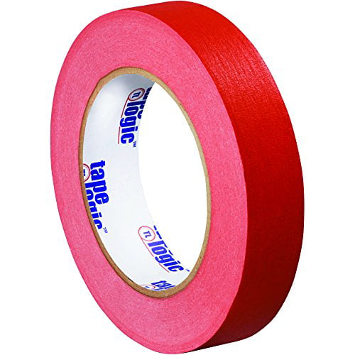 1 x 60 yd 1 x 60 yd Partners Brand PT93500312PKR Tape Logic Masking Tape Red Pack of 12
