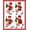 Red, Pattern 3, variant on ODIKA 2'x3' Machine Washable Non-Slip Area Rug, Enchanting Sugarplum Nutcracker with Winterberry Scrollwork High Traffic Rug, Pink, 732118