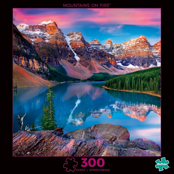 Buffalo Games - Mountains on Fire - 300 Large Piece Jigsaw Puzzle