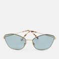 thumbnail image 1 of Miu Miu Blue/Gold Gradient SMU 60V Butterfly Sunglasses, 1 of 4